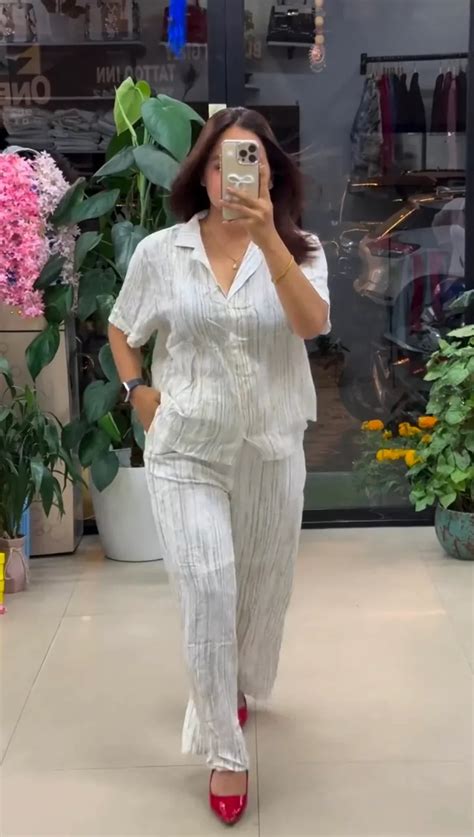 Designer Pure Linen Co-ord Set – Lakira Lifestyle