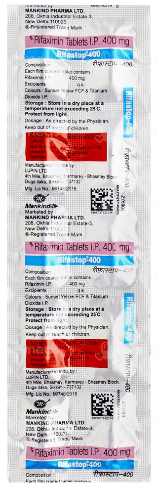 Rifastop 400 MG | Order Rifastop 400 MG Tablet Online at Truemeds