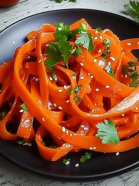 Delicious Asian Carrot Salad: Crunchy, Zesty, and Vegan-Friendly ...