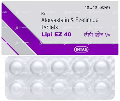 Lipi Ez 40/10 MG | Order Lipi Ez 40/10 MG Tablet Online at Truemeds