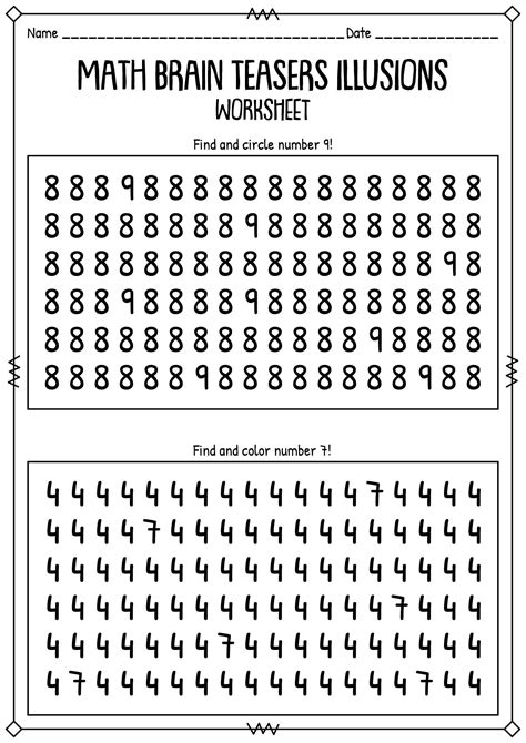 Brain teasers worksheets pdf for free at – Artofit