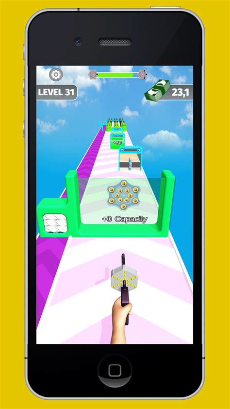 Revolver Race Bullet Shoot Gun Run Weapon Master 3D: Crazy Revolver ...