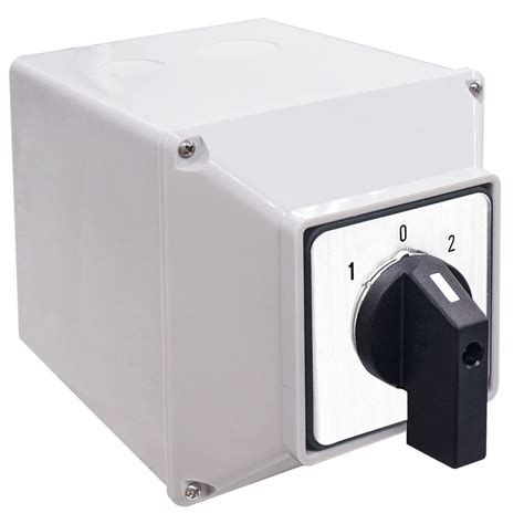 Snapklik.com : Taiss Changeover Switch 3 Position Selector Switch Box ...