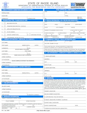 Ri Dmv Motorcycle Registration Form | Reviewmotors.co