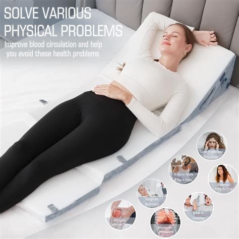 FSCGIFE Bed Wedge Pillow for Sleeping, 20-in-1 India | Ubuy