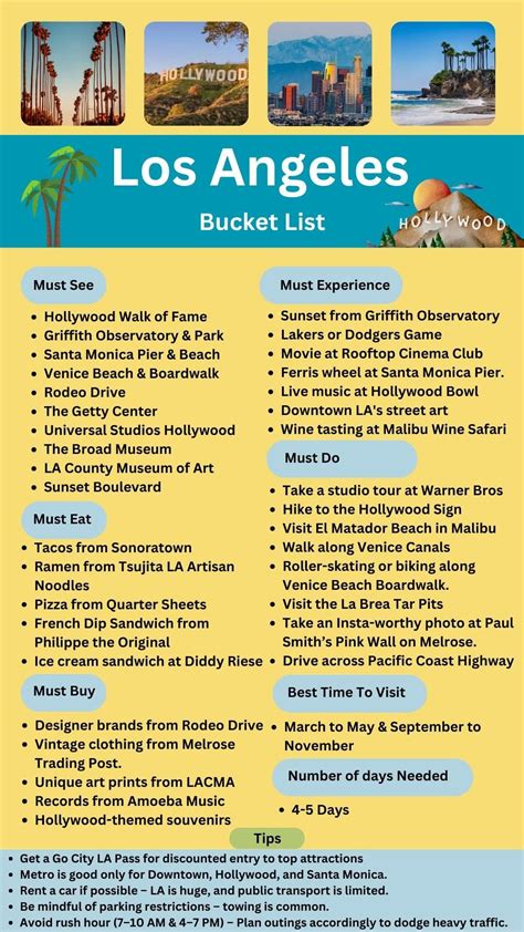 Best 13 Ultimate 3 Day Weekend in Los Angeles Itinerary – Artofit