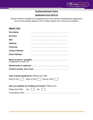 Fillable Online Grant Application Templates - 6+ Free Word, PDF ...