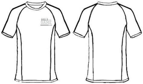 Blank Soccer Jersey Template