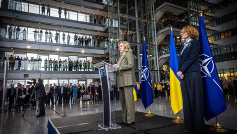 NATO - Photo gallery: Ceremony marking three years of Russia’s full ...