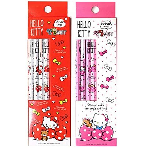 Stationery Sanrio Hello Kitty 4pcs School Pencil Gift Set : Pink (Pink ...