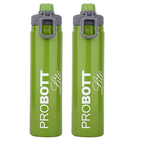 PROBOTT LITE SIP Single Walled Stainless Steel Water Bottle 1000ml X 2 ...