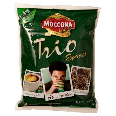 Buy Moccona Trio Instant Coffee Mixed Espresso 18g. Pack 10sachets ...