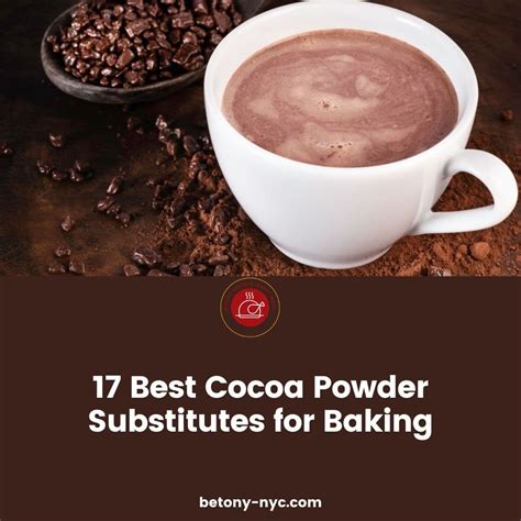 17 Best Cocoa Powder Substitutes for Baking - Betony
