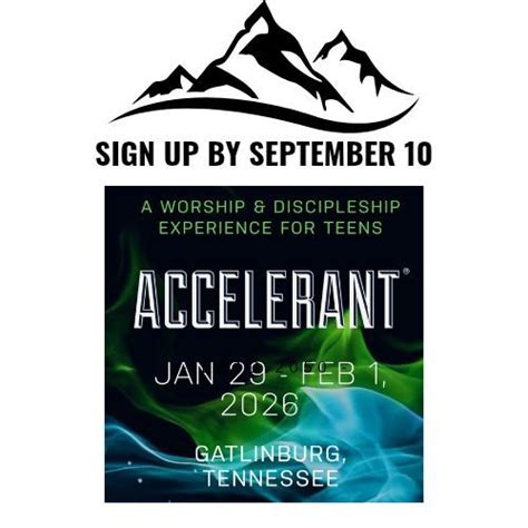 Accelerant 2026, Gatlinburg, TN Smokey Mountains, 29 January to 1 ...