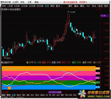 绝对高手ddx（通达信公式 副图 源码 测试图） - 分析家公式网