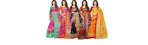 Buy Vashtram Women's Bhagalpuri Raw Silk Saree With Unstitched Blouse ...