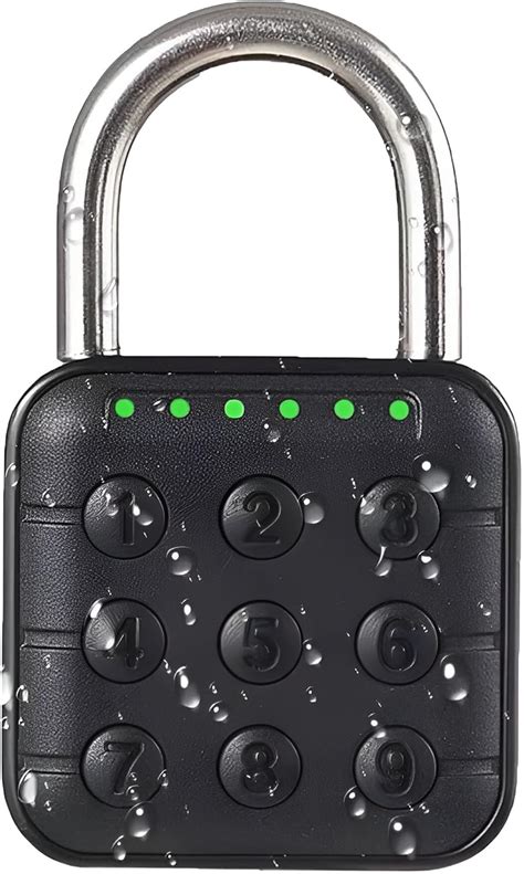 Jukusa 6 Digit Password Locker Lock Aluminum Alloy Code Digital Padlock ...