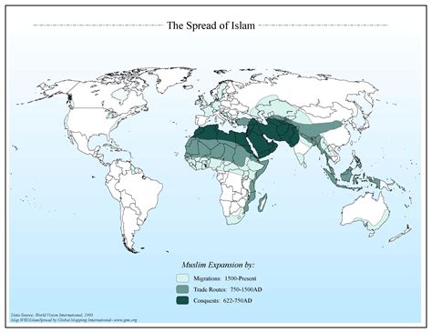 Spread Of Islam Map