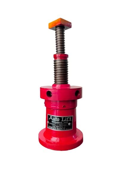 AutoLift 5 Ton Mechanical Screw Jack Castiron Made with Double Lift for ...