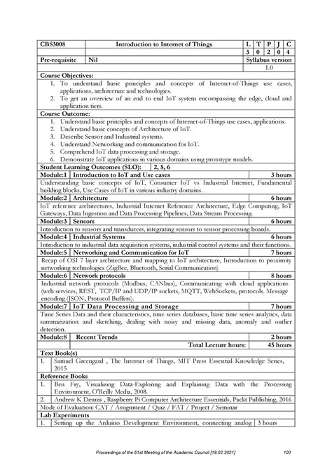 CBS3008 Introduction-TO- Internet-OF- Things ETH 1.0 66 CBS3008 61 ACP ...