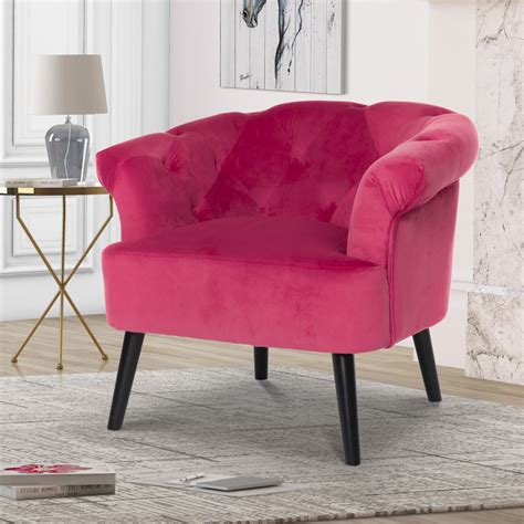 Pink Accent Chairs - Velvet Fabric | Quick Delivery - Stunning Chairs