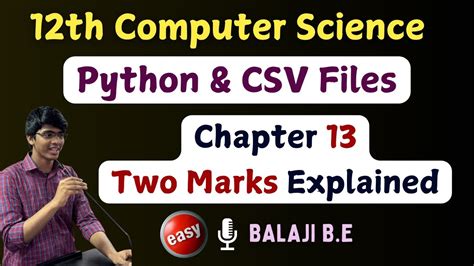 Image result for 12th Standard CS Chapter 13 CSV Program