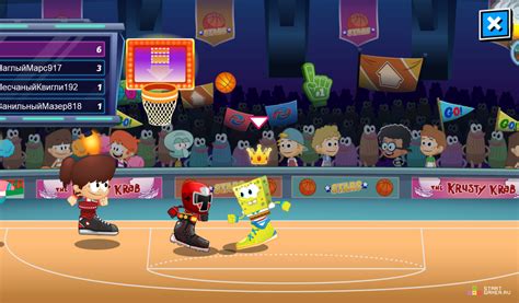 Игра Никелодеон: Звёзды Баскетбола 3 (Nickelodeon: Basketball Stars 3 ...