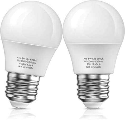 GE LED Light Bulbs, Refrigerator or Freezer Light Bulb, 4.5 Watt ...