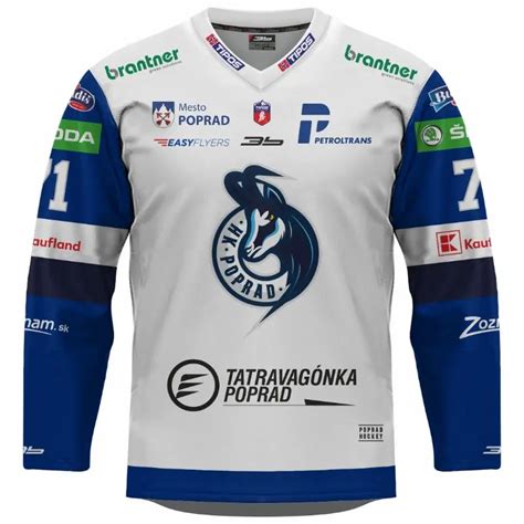 Dres HK Poprad replika 2021/22 svetlý