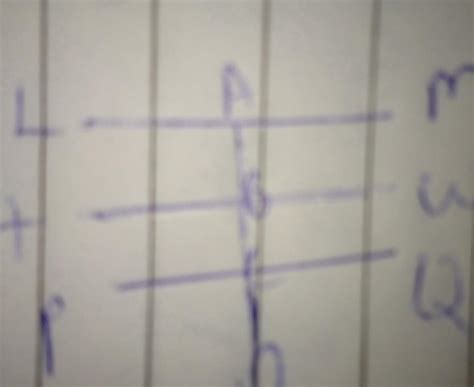 L and m are tw parallel lines intersected by another pair of parallel ...