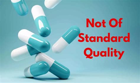 State Drug Alert: 130 Batches Found Not of Standard Quality in June; No ...