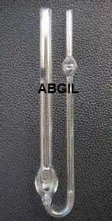 ABGIL Borosilicate Glass Viscometer College Pattern Ostwald : Amazon.in ...