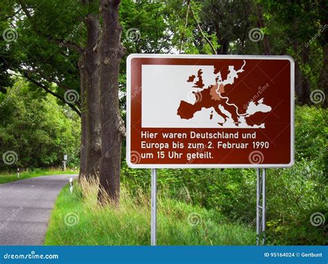Former Border between East and West Germany Stock Photo - Image of freedom, germany: 95164024