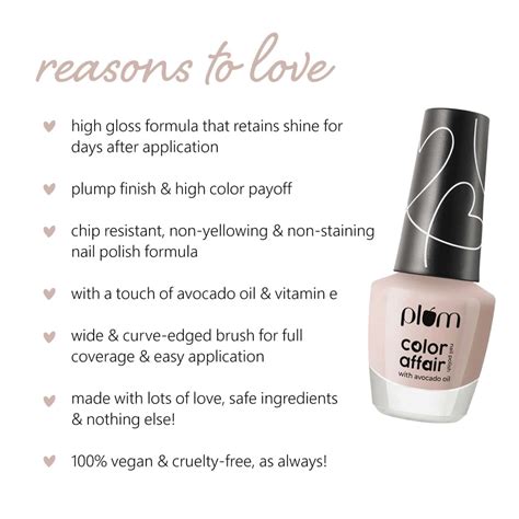 Buy PLUM COLOR AFFAIR NAIL POLISH SUMMER SORBET COLLECTION LITCHI 11 ML ...