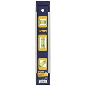 IRWIN 1884617 9''/225mm Magnetic Torpedo Level-Aluminum Edge (Blue and ...