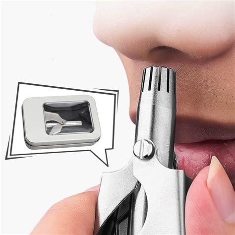 Amazon.com: Manual Ear and Nose Hair Trimmer for Men and Women-Allergy ...