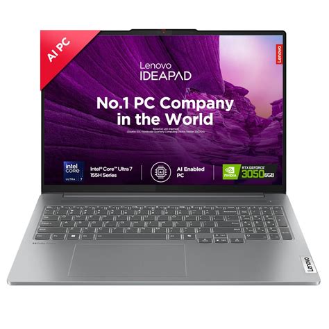 Lenovo IdeaPad Pro 5 Intel Core Ultra 7 155H Built-in AI 16" (40.6cm ...