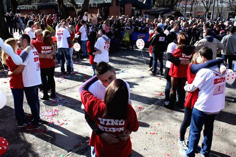 SERBIA-VRNJACKA BANJA-VALENTINE'S DAY-KISSING CONTEST