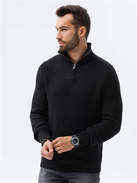 Men's sweater - black E194 | Ombre.com - Men's clothing online