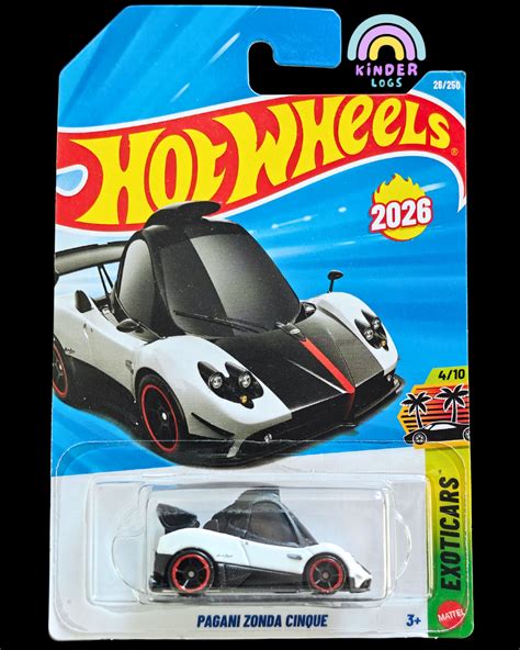 Hot Wheels Pagani Zonda Cinque Tooned Car (Imported) - Buy At Kinder Logs
