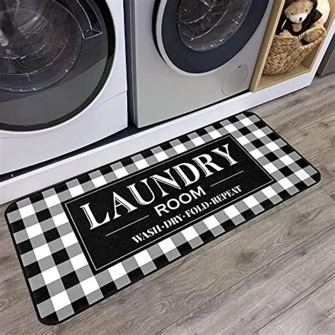 Kitchen PCV Mat Laundry Room Floor Mat Home Entrance Doormat ...