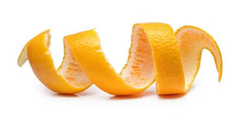 Spiral arrangement of orange peel | Premium AI-generated image