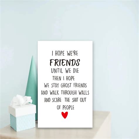 1 Pc Funny Birthday Card For Friend, Hilarious Birthday Card For Men ...