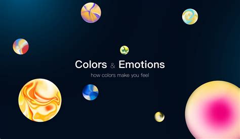 Colors & Emotions how colors make you feel on Behance