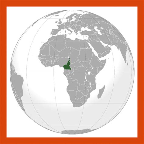 Location map of Cameroon in Africa | Maps of Cameroon | Maps of Africa ...