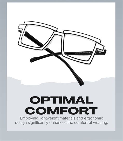 Zephyr White Cyberpunk Rectangle Frame Glasses | Zeelool