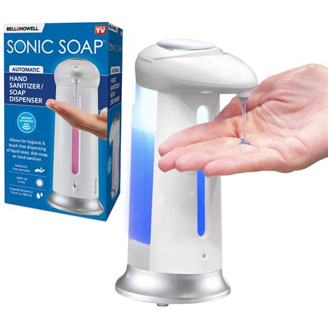 Buy Bell+Howell Sonic SOAP 9.46 fl. Oz. / 280 mL Dispenser for Soap or ...