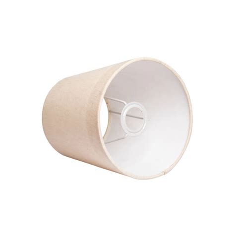 8" Conical Linen Beige Lamp Shade - PineCraft