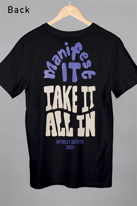 Manifest It | Oversized T-shirt – OFFBEAT OUTFITS