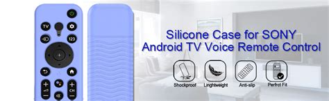 Buy ETUZI Silicone Remote Cover for Sony Smart TV 2022 Series Voice ...